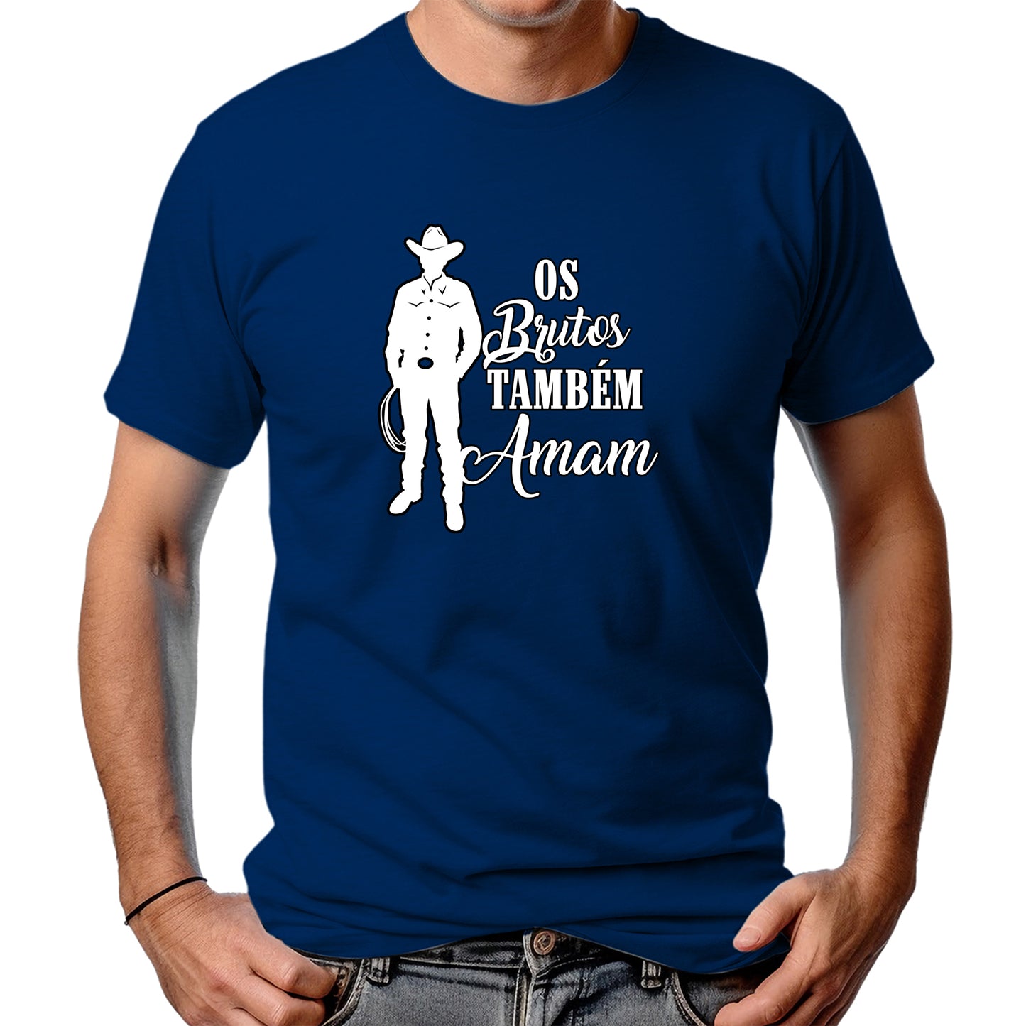 CAMISETA MASCULINA BRUTOS TAMBÉM AMAM /W