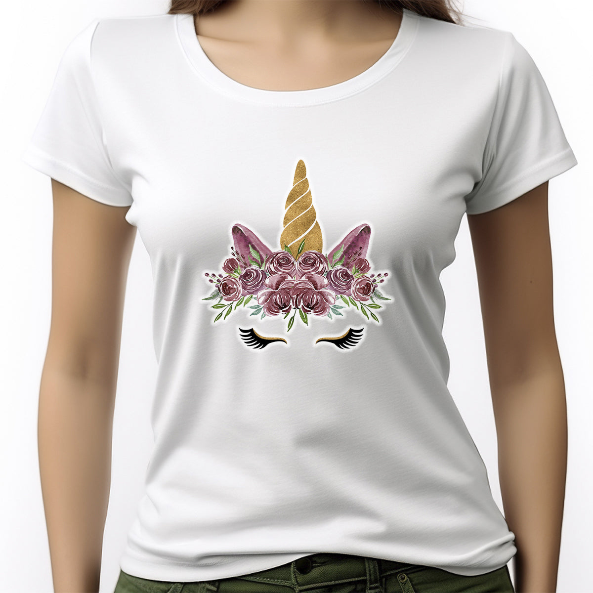 CAMISETA FEMININA UNICORN HORN