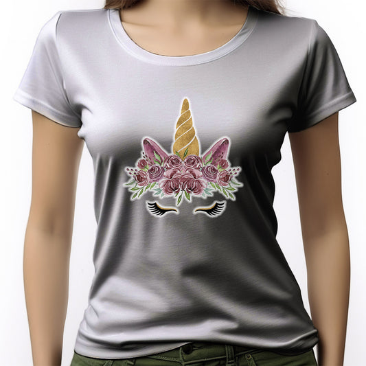 CAMISETA FEMININA UNICORN HORN