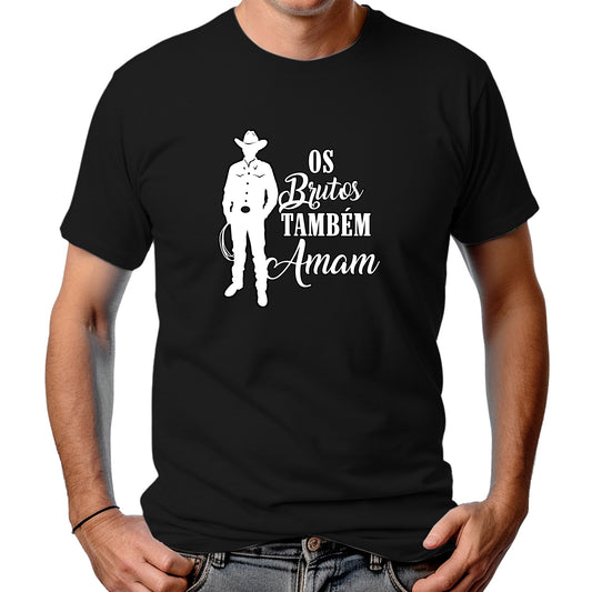 CAMISETA MASCULINA BRUTOS TAMBÉM AMAM /W