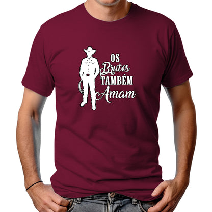 CAMISETA MASCULINA BRUTOS TAMBÉM AMAM /W