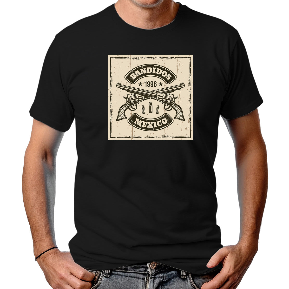 CAMISETA MASCULINA BANDIDOS MEXICO