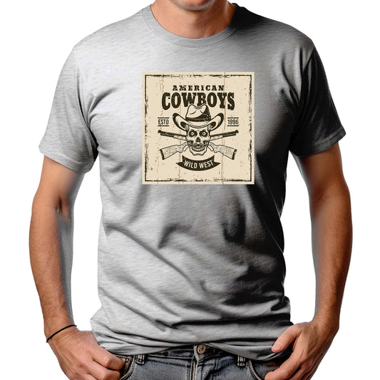 CAMISETA MASCULINA AMERICAN WILD WEST