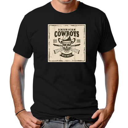 CAMISETA MASCULINA AMERICAN WILD WEST