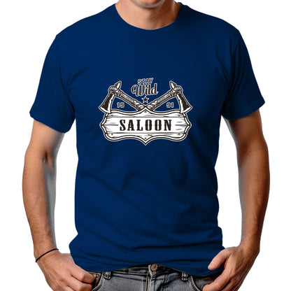 CAMISETA MASCULINA STAY WILD SALOON