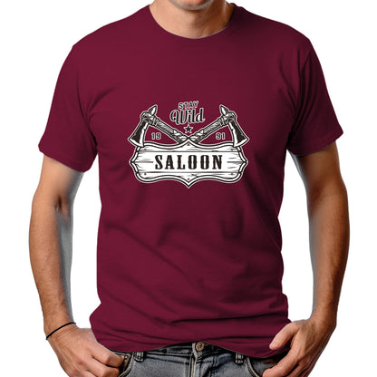 CAMISETA MASCULINA STAY WILD SALOON