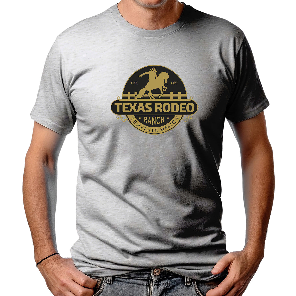CAMISETA MASCULINA TEXAS RODEIO RANCH