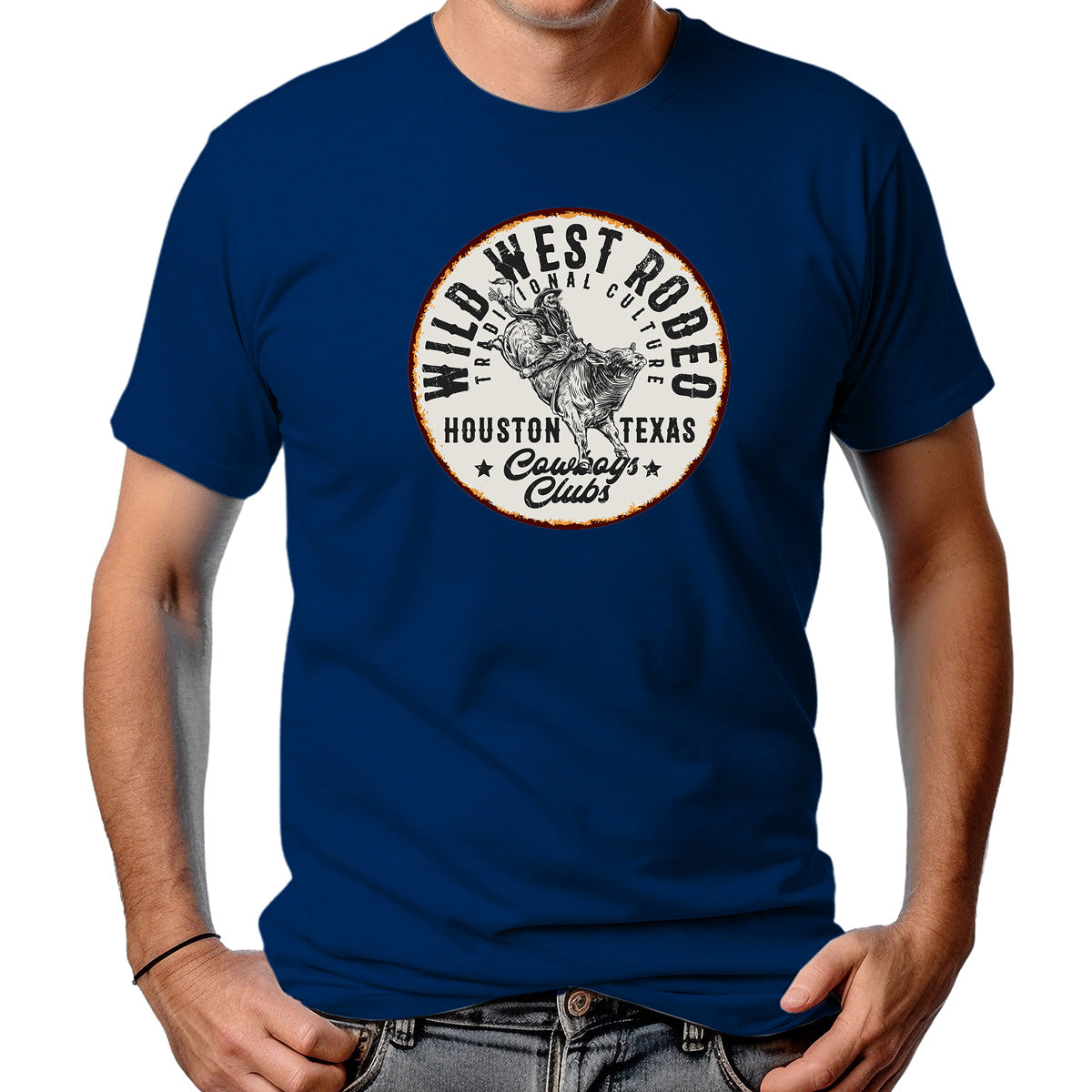 CAMISETA MASCULINA WILD WEST RODEIO 2