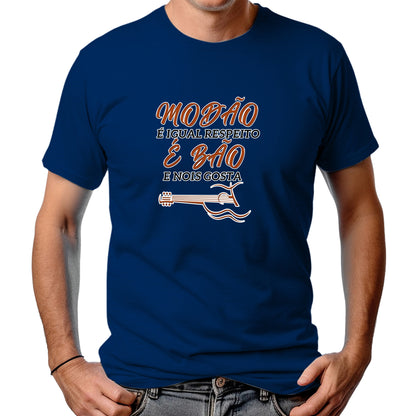 CAMISETA MASCULINA MODÃO É BÃO