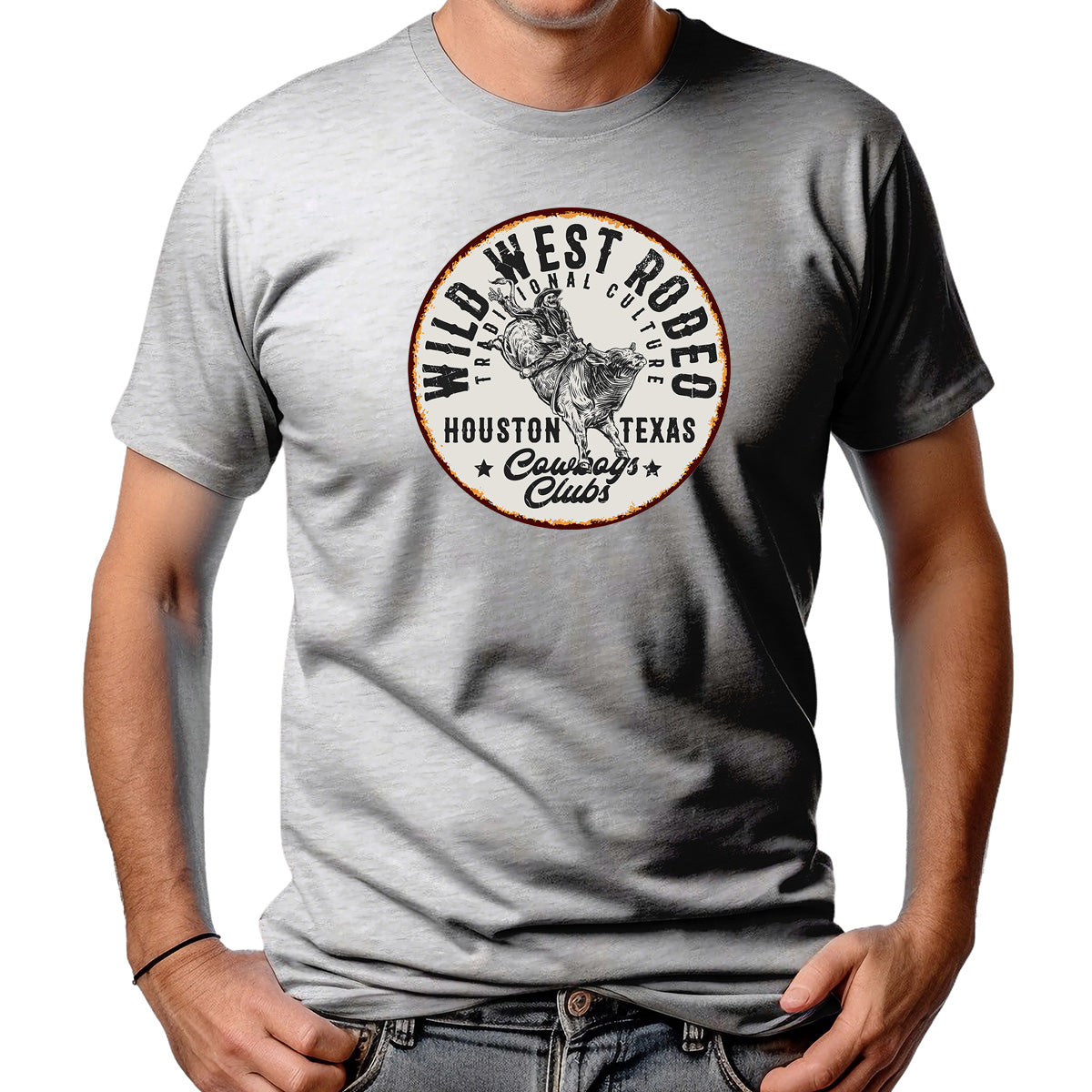 CAMISETA MASCULINA WILD WEST RODEIO 2