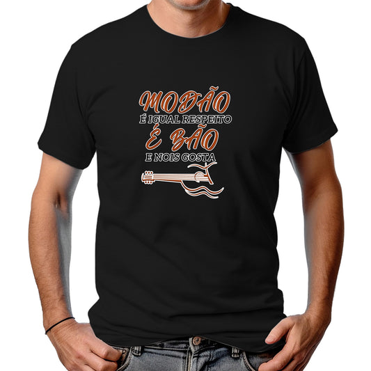 CAMISETA MASCULINA MODÃO É BÃO