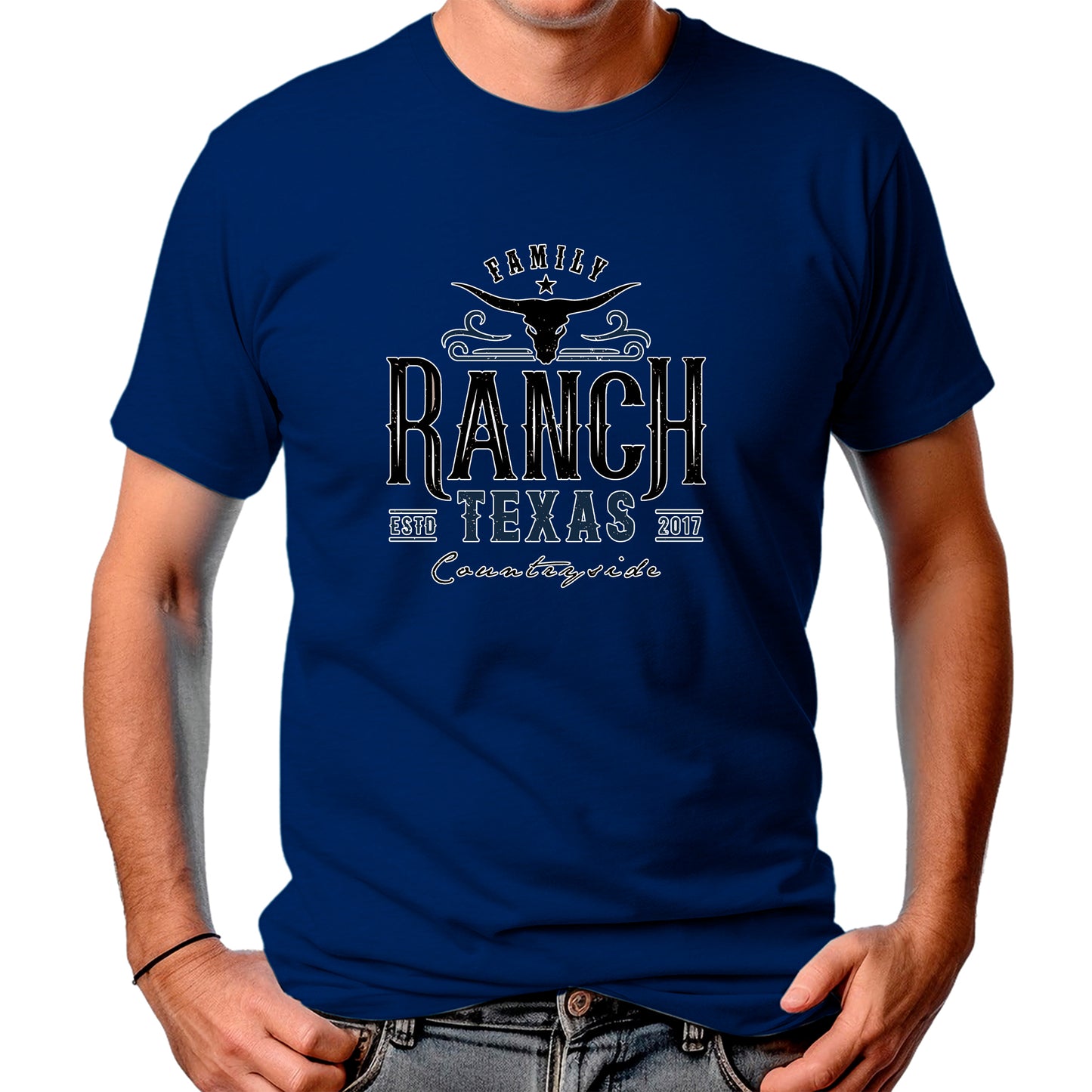 CAMISETA MASCULINA RANCH TEXAS