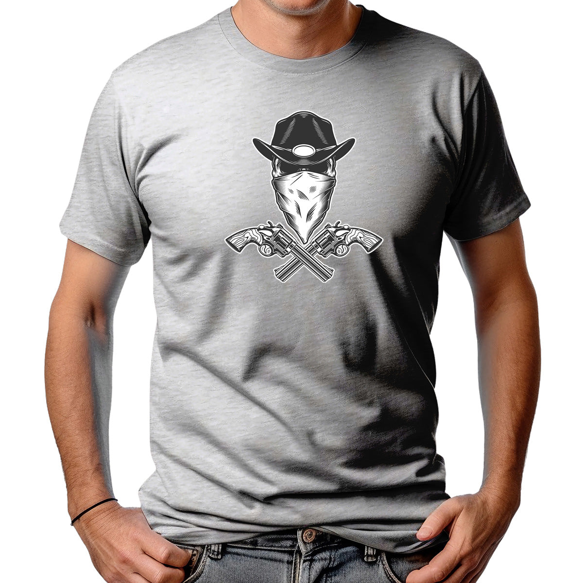 CAMISETA MASCULINA BANDIDO ARMADO