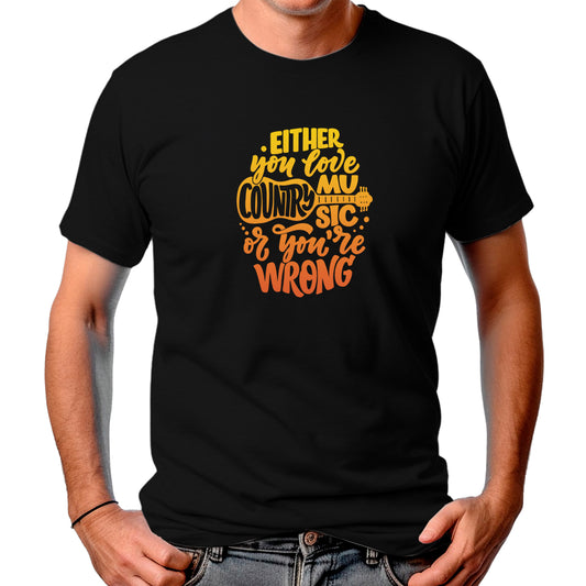 CAMISETA MASCULINA COUNTRY MUSIC