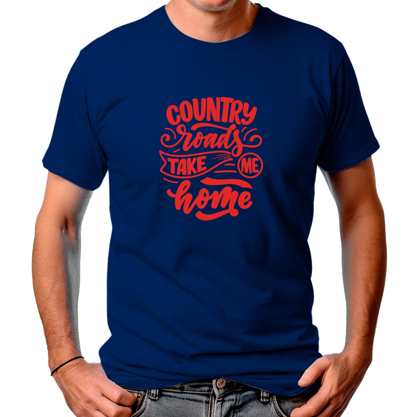 CAMISETA MASCULINA COUNTRY ROADS