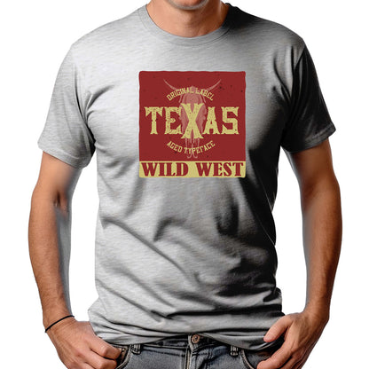 CAMISETA MASCULINA TEXAS WILD WEST