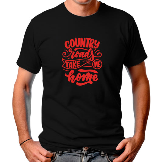 CAMISETA MASCULINA COUNTRY ROADS