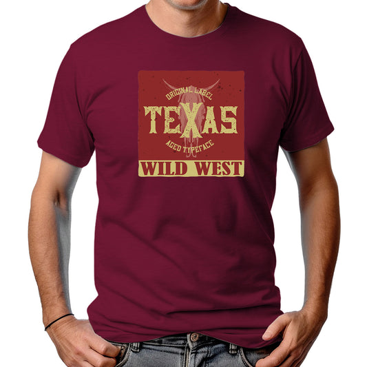 CAMISETA MASCULINA TEXAS WILD WEST