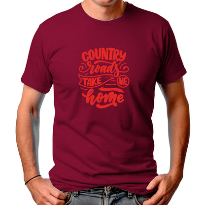 CAMISETA MASCULINA COUNTRY ROADS