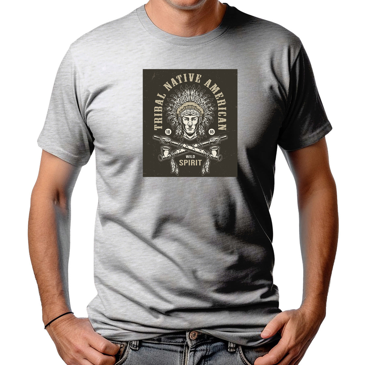 CAMISETA MASCULINA TRIBAL NATIVE