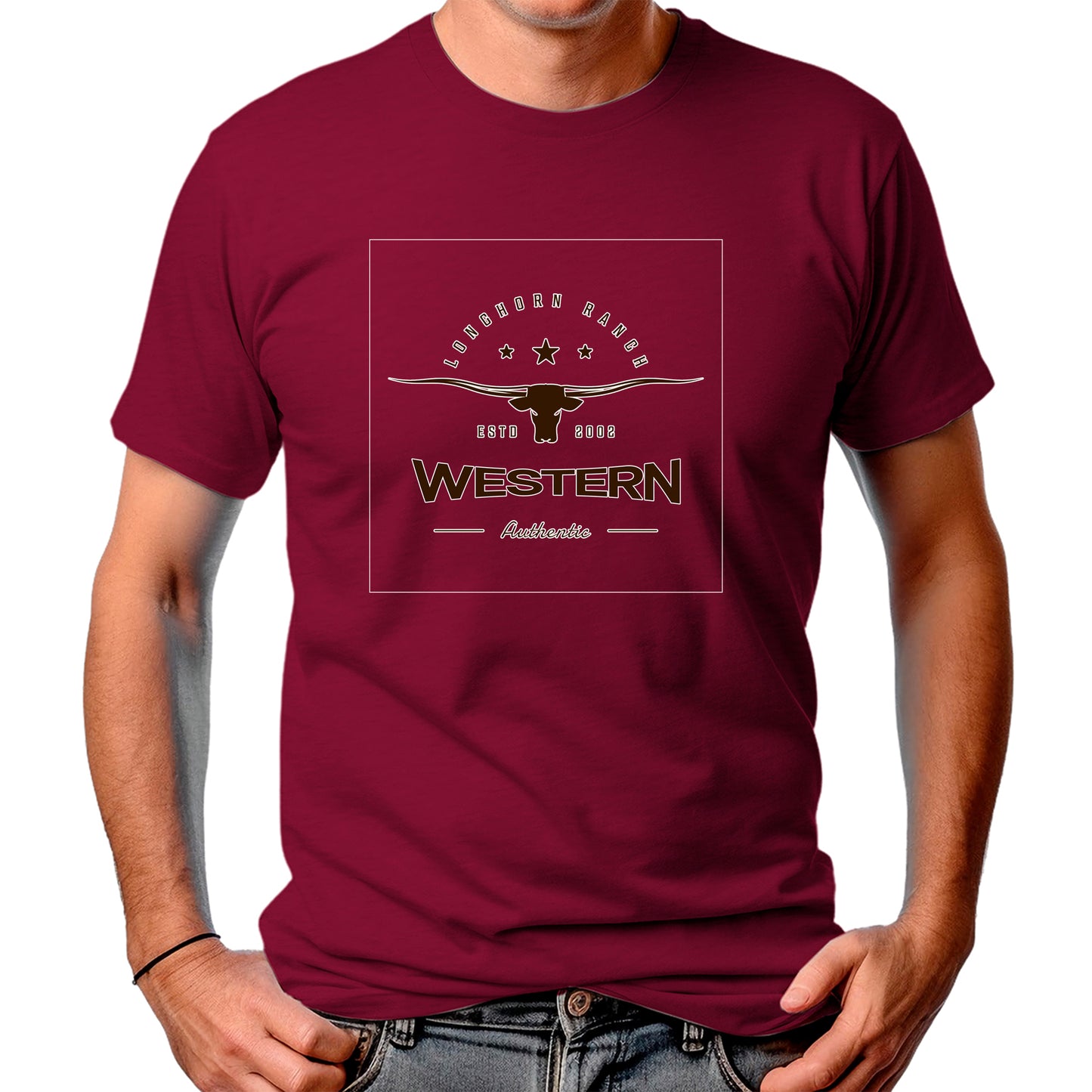 CAMISETA MASCULINA WESTERN AUTHENTIC