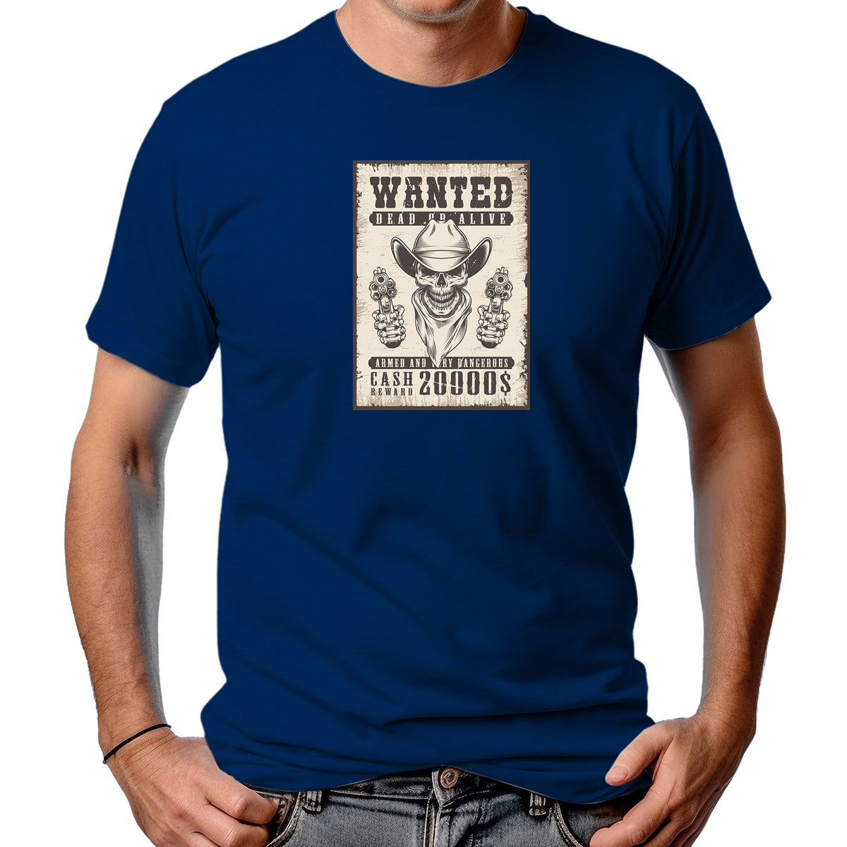 CAMISETA MASCULINA WANTED