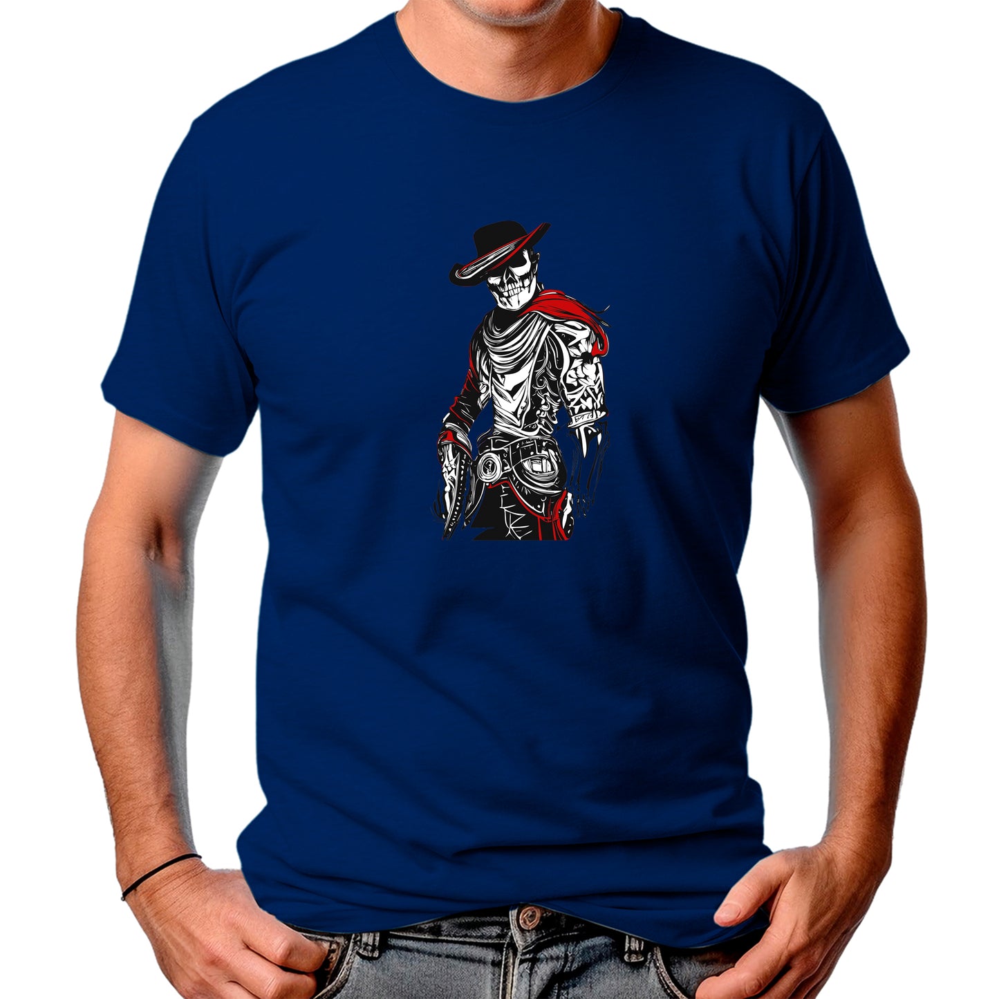 CAMISETA MASCULINA RED GUNNER VAQUERO