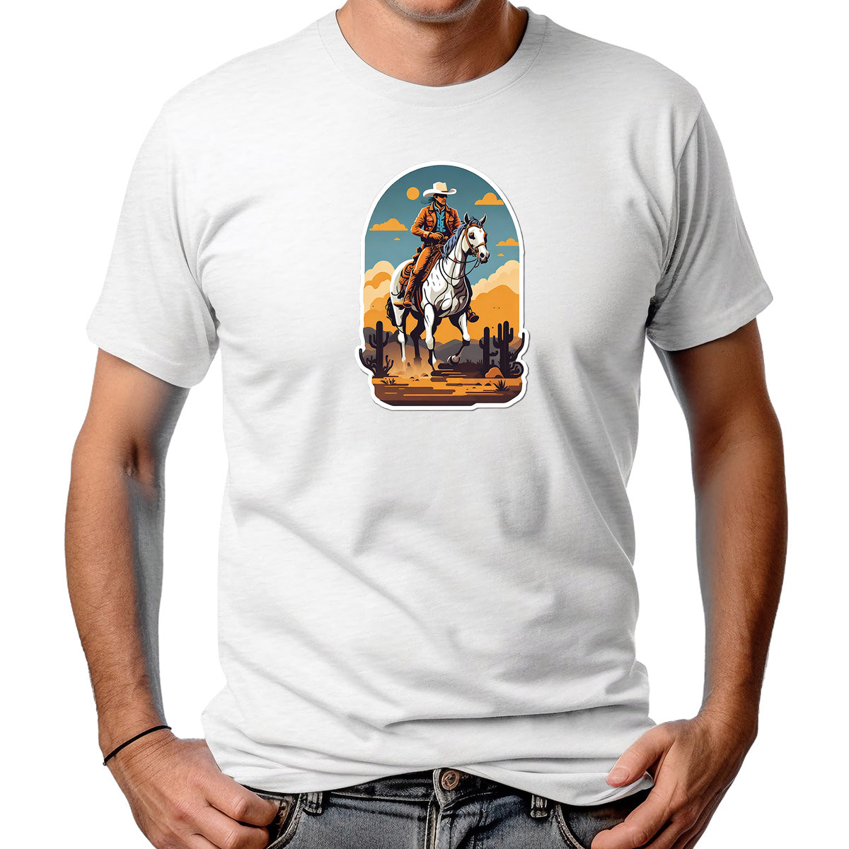 CAMISETA MASCULINA FREE COWBOY