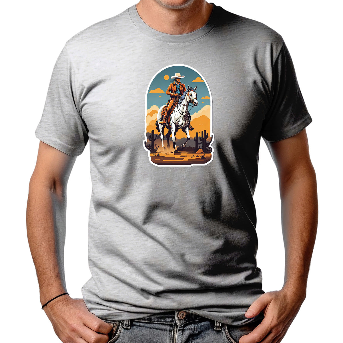 CAMISETA MASCULINA FREE COWBOY
