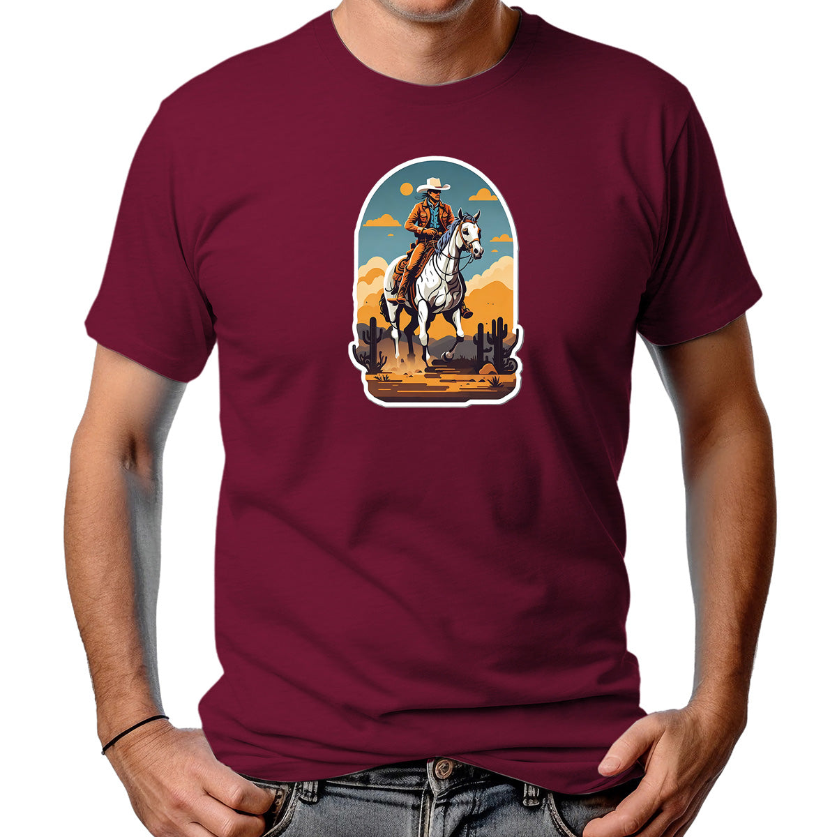 CAMISETA MASCULINA FREE COWBOY