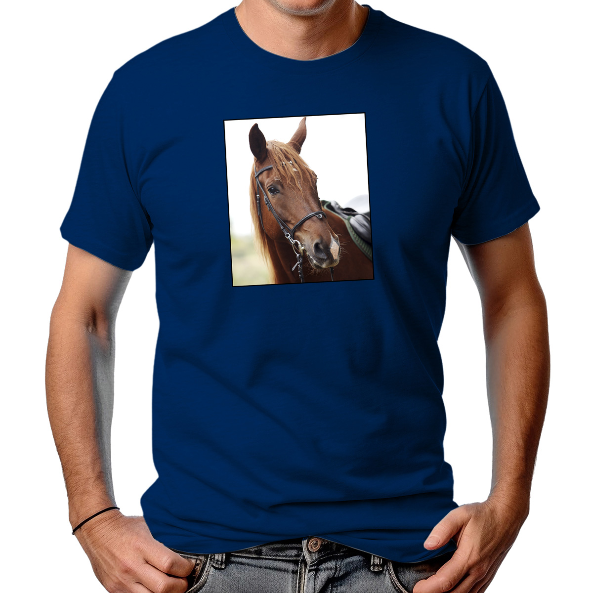 CAMISETA MASCULINA CAVALO