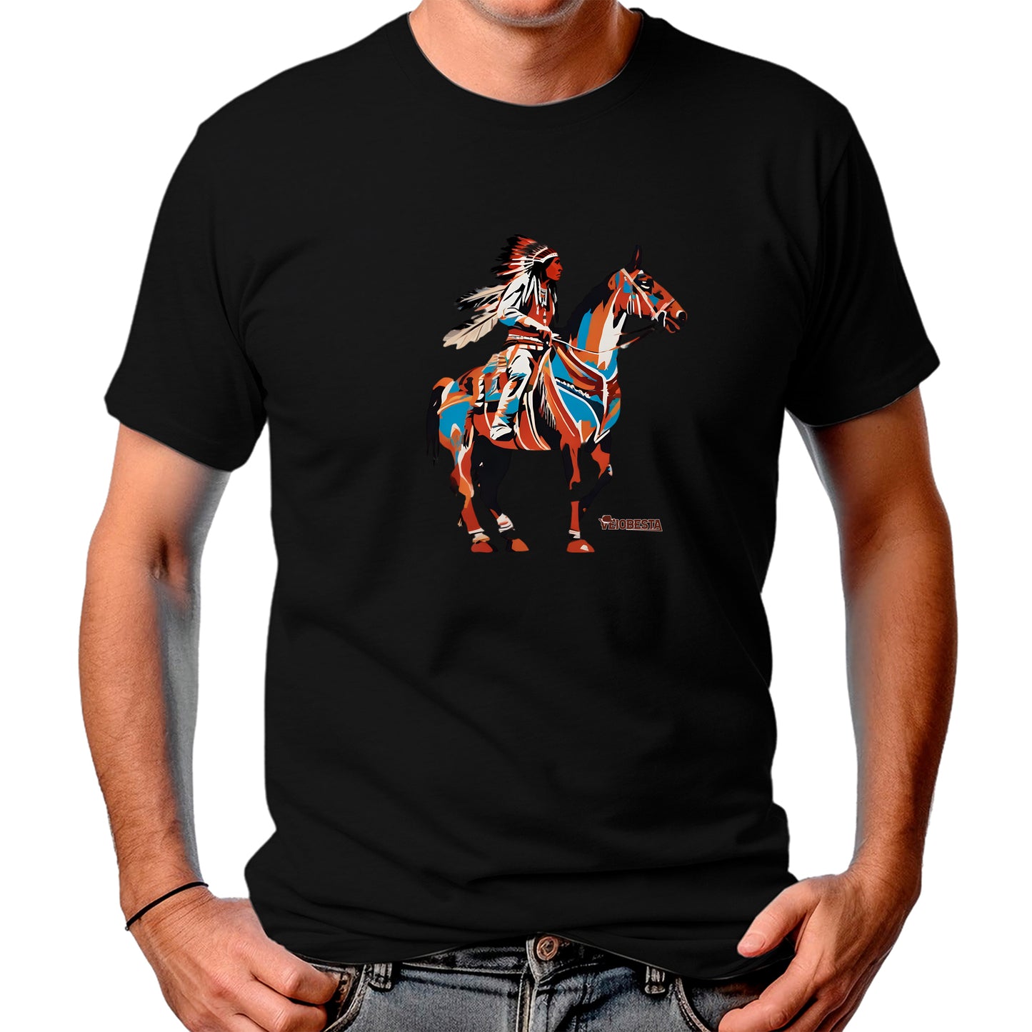 CAMISETA MASCULINA INDIAN KNIGHT
