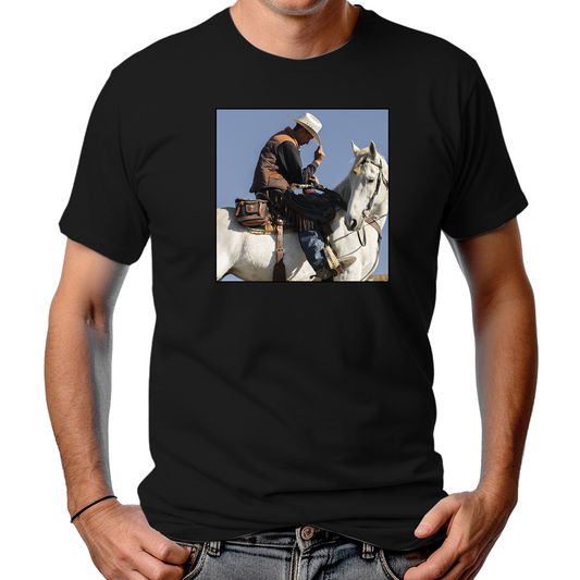 CAMISETA MASCULINA RIDING HORSE