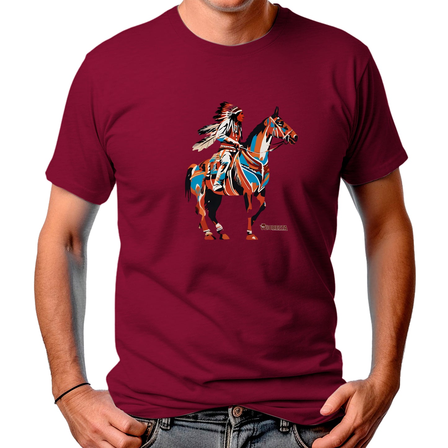 CAMISETA MASCULINA INDIAN KNIGHT