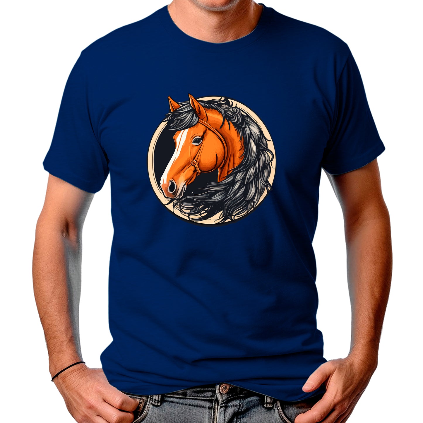 CAMISETA MASCULINA PRETTY HORSE CREST