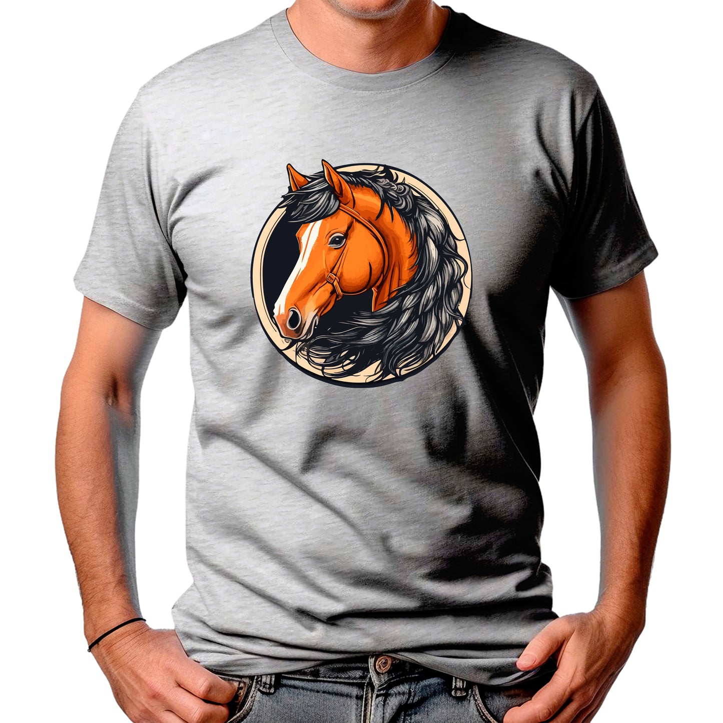 CAMISETA MASCULINA PRETTY HORSE CREST