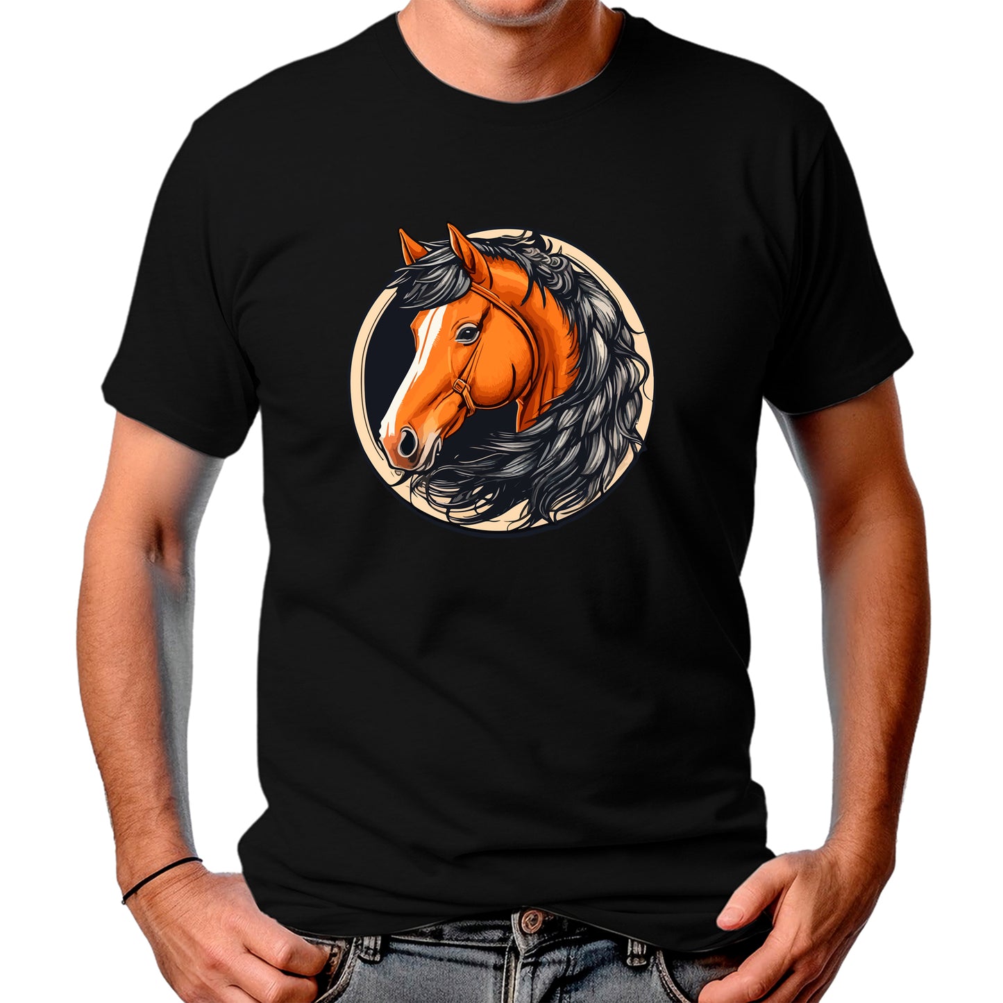 CAMISETA MASCULINA PRETTY HORSE CREST