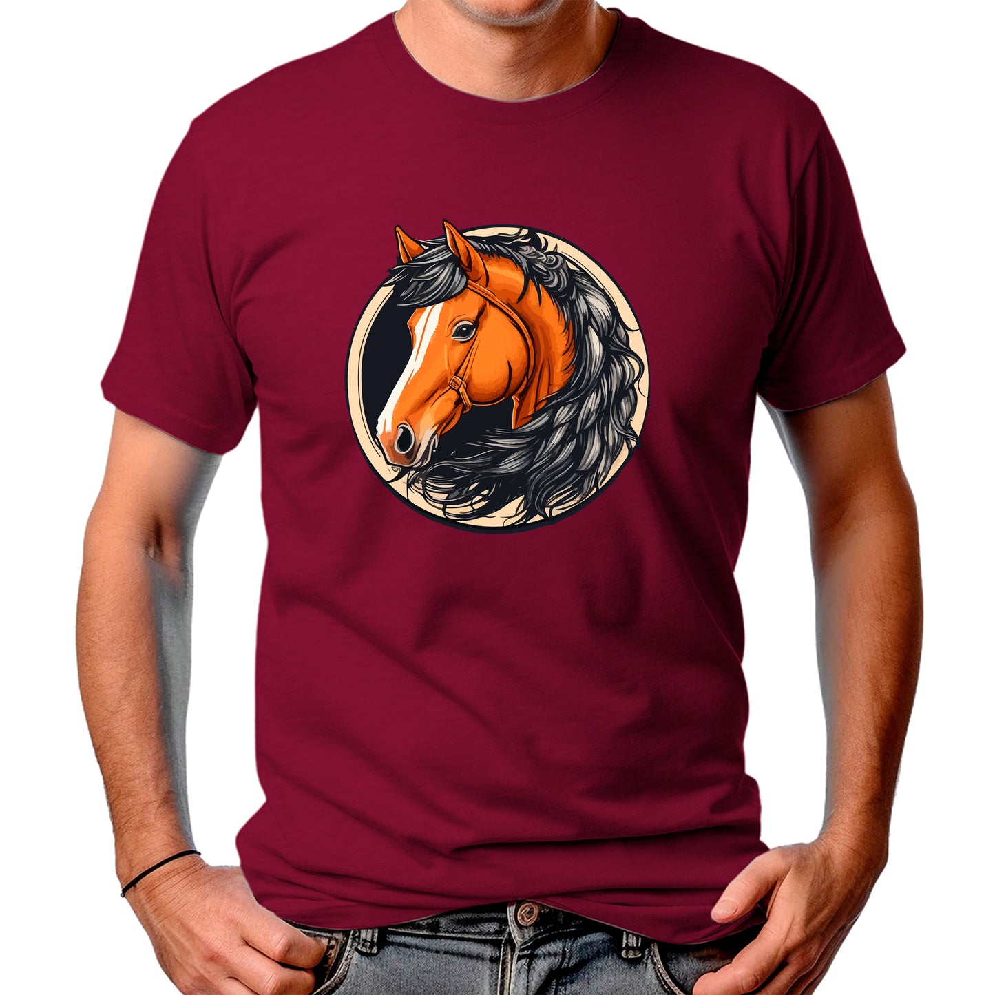 CAMISETA MASCULINA PRETTY HORSE CREST