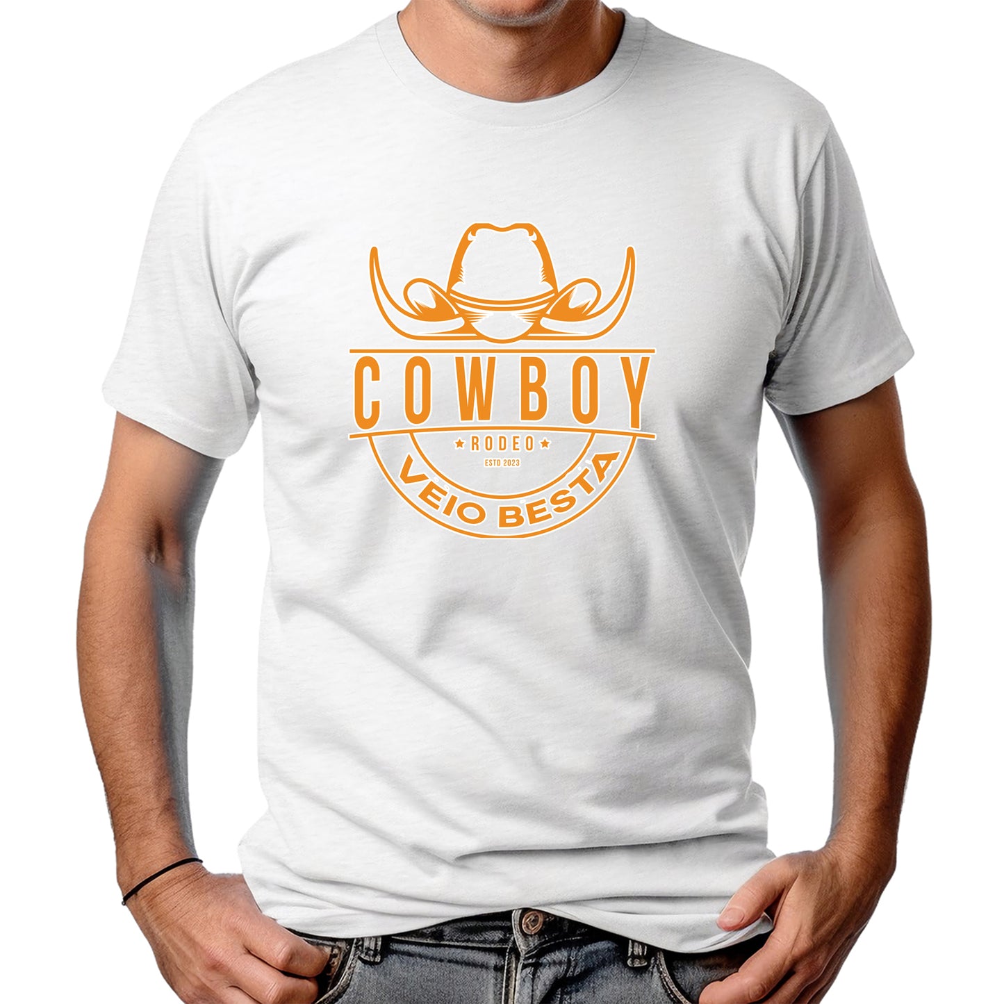 CAMISETA MASCULINA COWBOY RODEO