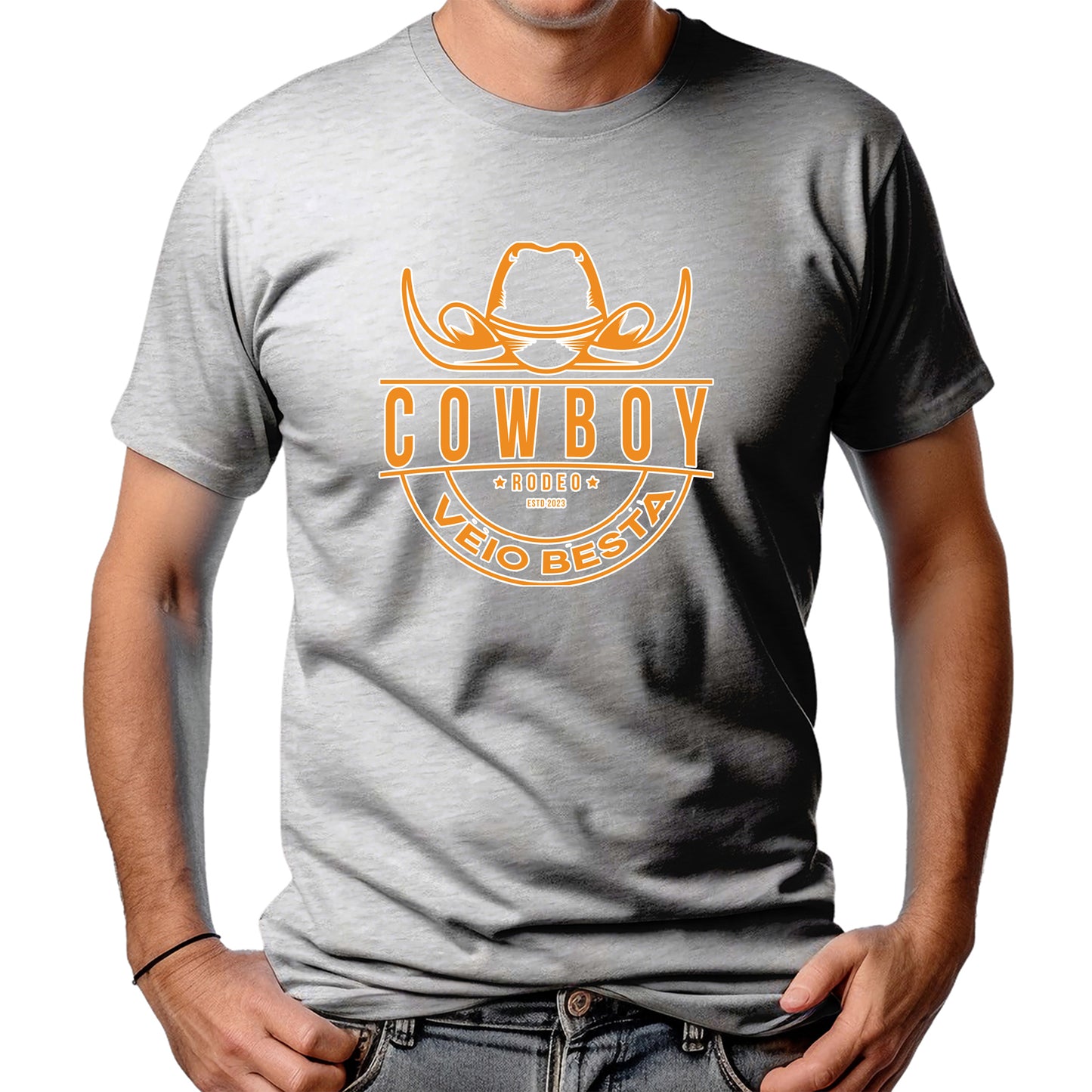 CAMISETA MASCULINA COWBOY RODEO