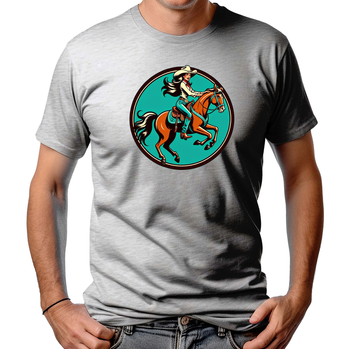 CAMISETA UNISSEX COWGIRL WESTERN