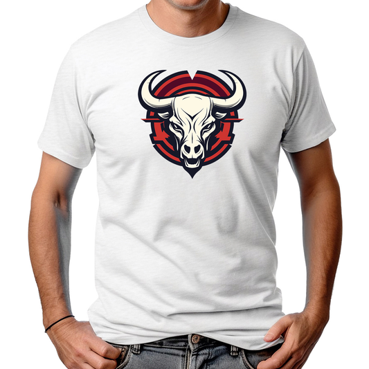 CAMISETA MASCULINA BULL SKULL