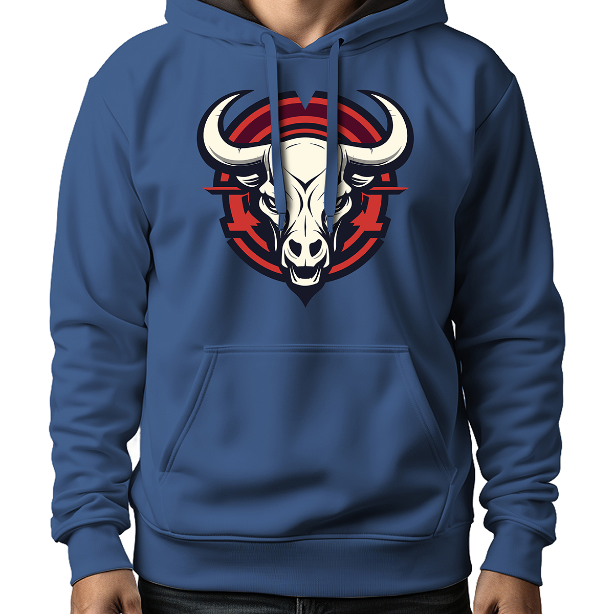 MOLETOM MASCULINO BULL SKULL
