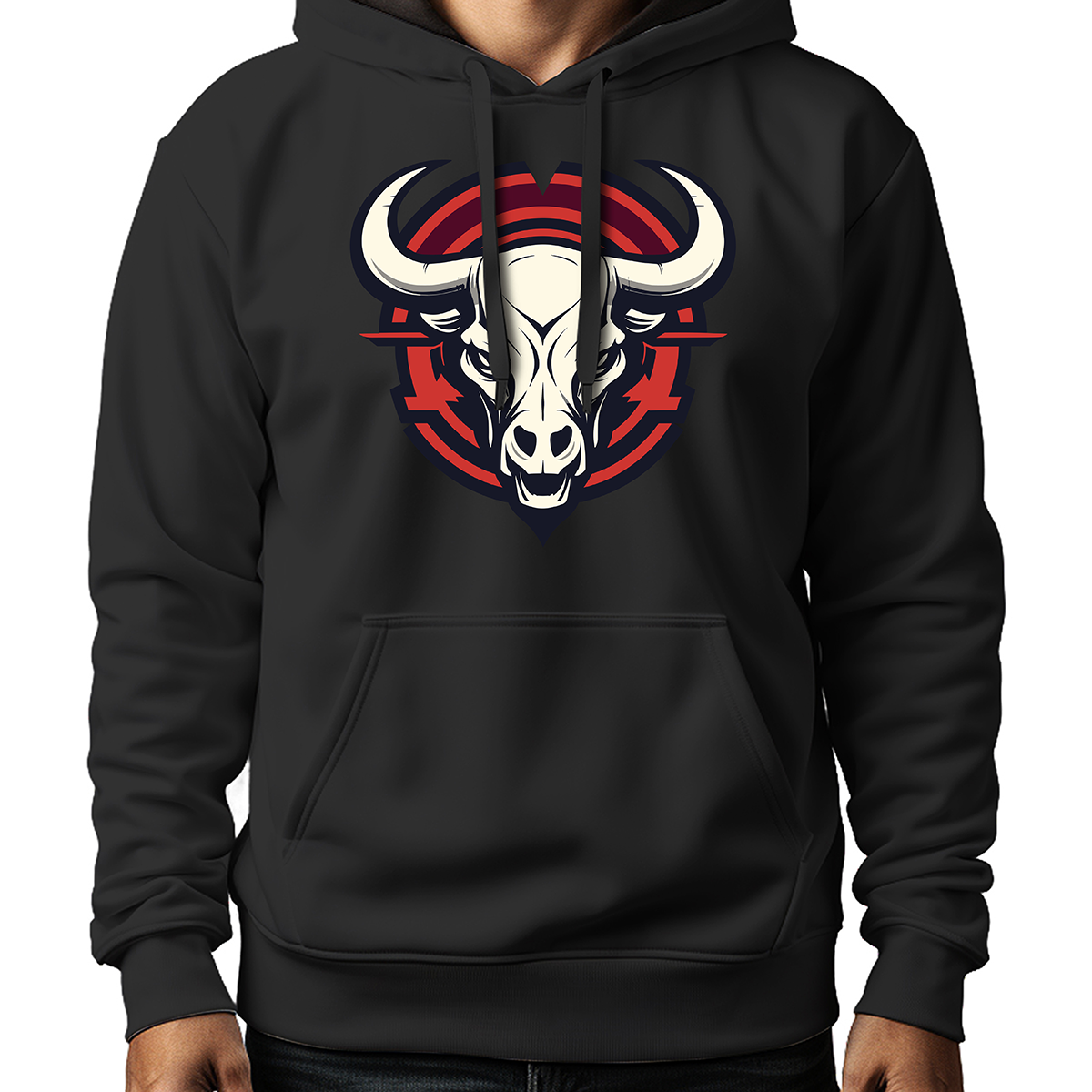 MOLETOM MASCULINO BULL SKULL