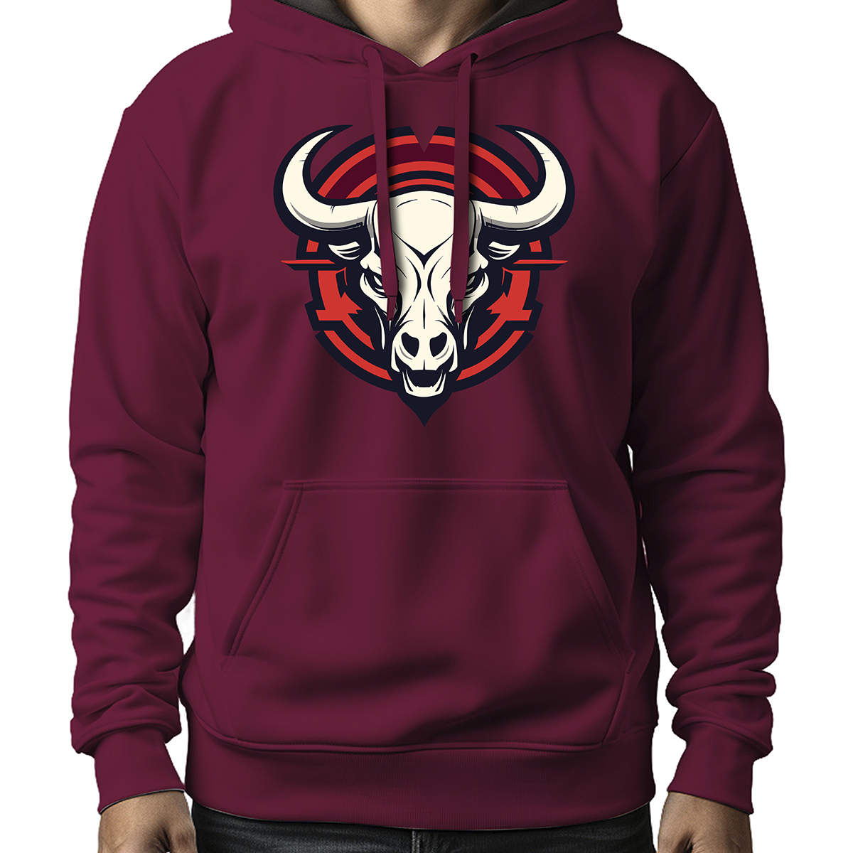 MOLETOM MASCULINO BULL SKULL