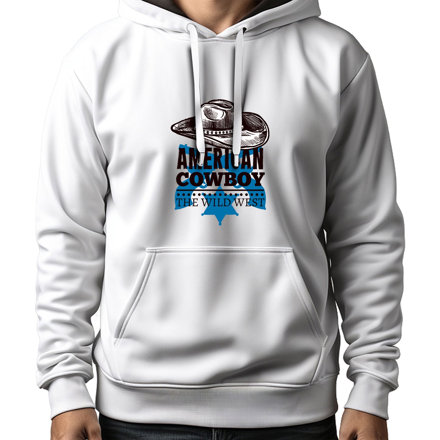 MOLETOM MASCULINO WILD WEST AMERICAN COWBOY