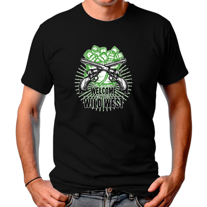 CAMISETA MASCULINA WELCOME TO WILD WEST