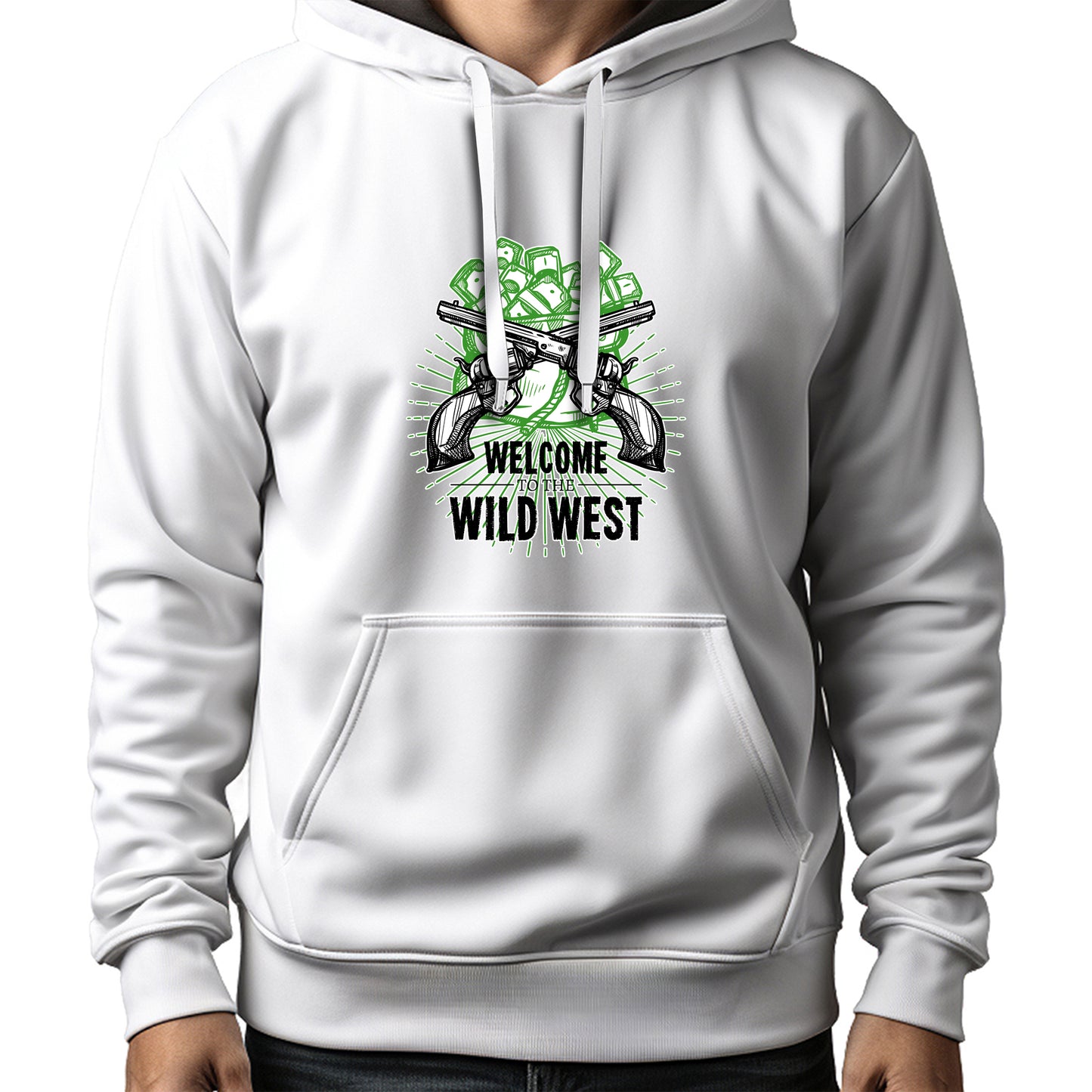 MOLETOM MASCULINO WELCOME TO WILD WEST