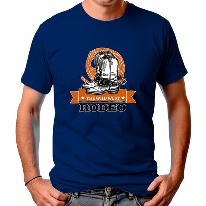 CAMISETA MASCULINA THE WILD WEST RODEO