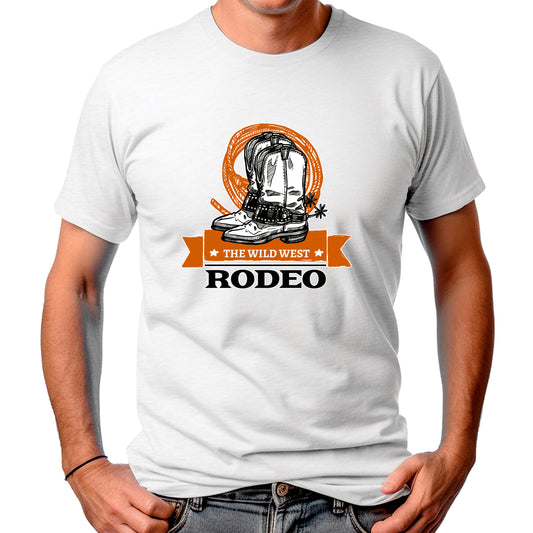 CAMISETA MASCULINA THE WILD WEST RODEO